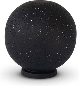 Safaary - Oosterse Tafellamp Abeer Zwart Goud Ø 20 x 20cm