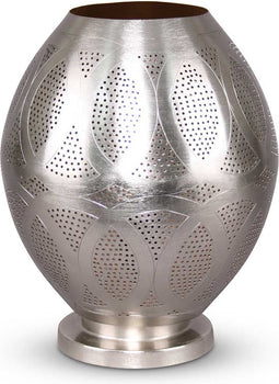 Safaary - Oosterse Tafellamp Amira Nikkel Goud Ø 26 x 32cm