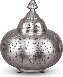 Safaary - Oosterse Tafellamp Chadia Nikkel Goud Ø 33 x 40cm