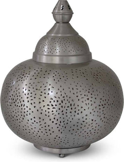 Safaary - Oosterse Tafellamp Nikkel Goud Pita Ø 33 x 40cm