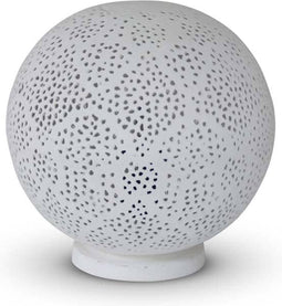 Safaary - Oosterse Tafellamp Wit Anika Ø 20 x 20cm