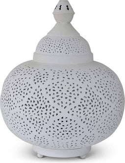 Safaary - Oosterse Tafellamp Wit Maya Ø 33 x 40cm