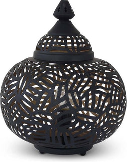 Safaary - Oosterse Tafellamp Zebra Almyra Zwart Goud Ø 33 x 40cm