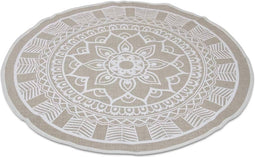 Safaary - Oosterse Vloerkleed Dille Beige Ø 110cm