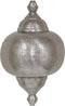 Safaary - Oosterse Wandlamp Houriya Nikkel Goud 32 x 16 x 52cm