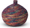 Safaary - Opbergmand met Deksel van Zeegras Fuchsia Basket - 31x31 CM
