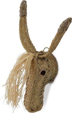 Safaary - Rieten Dierenkop Ponny - 30x45 CM