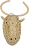 Safaary - Rieten Dierenkop Stier - 30x30 CM