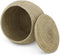 Safaary - Rieten Mand met Deksel van Zeegras Naturel XL - 48x48 CM