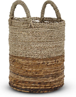 Safaary - Rieten Mand van Zeegras Naturel Bali-Ø 31 x 39cm