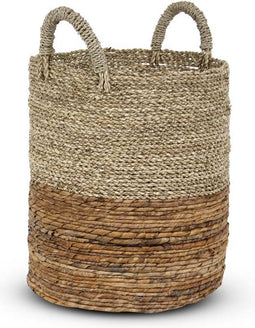 Safaary - Rieten Mand van Zeegras Naturel Bali-Ø 36 x 43cm