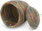 Safaary - Rieten Opbergmand met Deksel van Zeegras Multi Rond - 36x36 CM