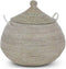Safaary - Rieten Wasmand met Deksel van Zeegras Wit Tajine