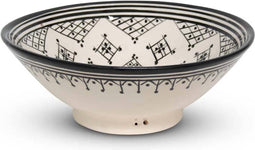 Safaary - Schaal Zwart Zerbia Mya Ø 25 x 10cm