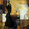 Safaary - Schilderij Arabic Belly Dance Goud - 70x2 CM