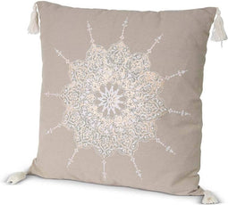 Safaary - Sierkussen Mandala Taupe 45 x 45cm