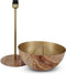Safaary - Tafellamp Oosters Bruin Marmer Mushroom Ø 31 x 59cm