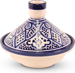 Safaary - Tajine Blauw met Nakhil Motief