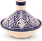 Safaary - Tajine Blauw met Nakhil Motief