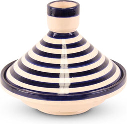 Safaary - Tajine Blauw met Zebra Motief