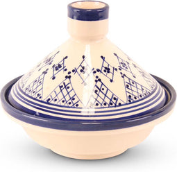 Safaary - Tajine Blauw met Zerbia Motief