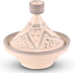 Safaary - Tajine mini Grijs met Nakhil Motief