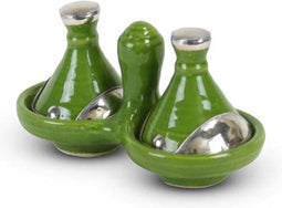 Safaary - Tajine mini Groen met Metaal 2-delig