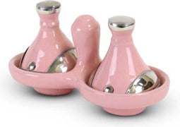 Safaary - Tajine mini Roze met Metaal 2-delig