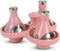 Safaary - Tajine mini Roze met Metaal 3-delig