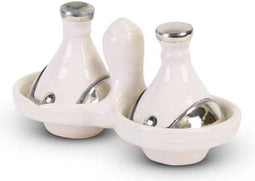 Safaary - Tajine mini Wit met Metaal 2-delig