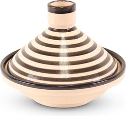 Safaary - Tajine Zwart met Zebra Motief