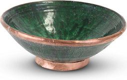 Safaary - Tamegroute Kom met Koper Ø 24 x 9cm