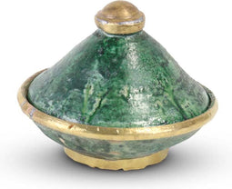 Safaary - Tamegroute Tajine met Goud Ø 20 x 15,5cm
