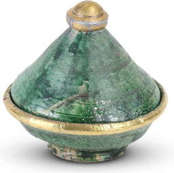 Safaary - Tamegroute Tajine met Goud Ø 20 x 18cm