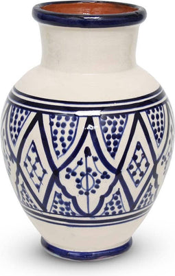 Safaary - Vaas Blauw Nakhil Ø 19 x 26cm