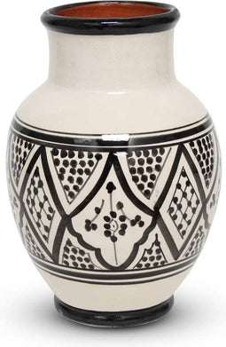 Safaary - Vaas Zwart Nakhil Ø 19 x 26cm