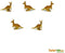 Safari Kangoeroes Speelset 2,5 Cm Bruin 192-delig