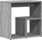 vidaXL - Bijzettafel - 50x30x50 - cm - bewerkt - hout - grijs - sonoma - eikenkleurig