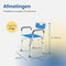 Safe Age® Douchestoel met afneembare rugleuning en armleuning – anti slip - verstelbare hoogte - douchekruk