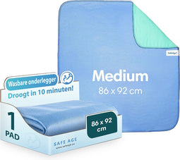 Safe Age® wasbare incontinentie onderleggers voor volwassenen, huisdieren en kinderen - matrasbeschermer - Medium
