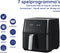 Safecourt Kitchen Airfryer XL - Heteluchtfriteuse - 1700W - 5L Inhoud - 40ºC tot 200ºC - Zwart