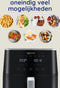 Safecourt Kitchen Airfryer XXL - Heteluchtfriteuse - 1800W - 7L Inhoud - 40ºC tot 200ºC - Zwart