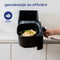 Safecourt Kitchen Airfryer XXL - Heteluchtfriteuse - 1800W - 7L Inhoud - 40ºC tot 200ºC - Zwart