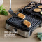Safecourt Kitchen Contactgrill compact CG200 - Tosti apparaat - Grill apparaat - Uitneembare platen