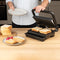 Safecourt Kitchen Panini-grill - Tosti apparaat - Contactgrill - Grill apparaat - Krachtig - Zwart