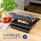 Safecourt Kitchen Panini-grill - Tosti apparaat - Contactgrill - Grill apparaat - Krachtig - Zwart