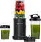 Safecourt kitchen - Power Blender - 1000W - 2x blender to go - smoothie maker - Incl. receptenboek - Zwart