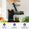 Safecourt Kitchen Slowjuicer - Juicer - Groenten en Fruitpers - BPA-vrij - 700ml - Zwart