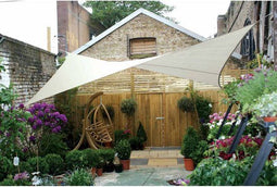 Perel Schaduwzeil - Waterafstotend - 5 x 5 m - 160 g/m² - Crème