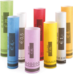 Safescan papieren muntrollen, 8 soorten